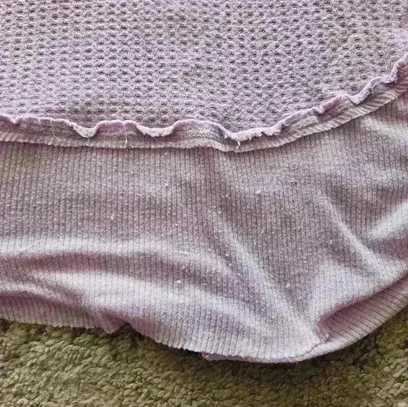 We the Free Women's Catalina Thermal Top in Lilac M - Picture 15 of 16